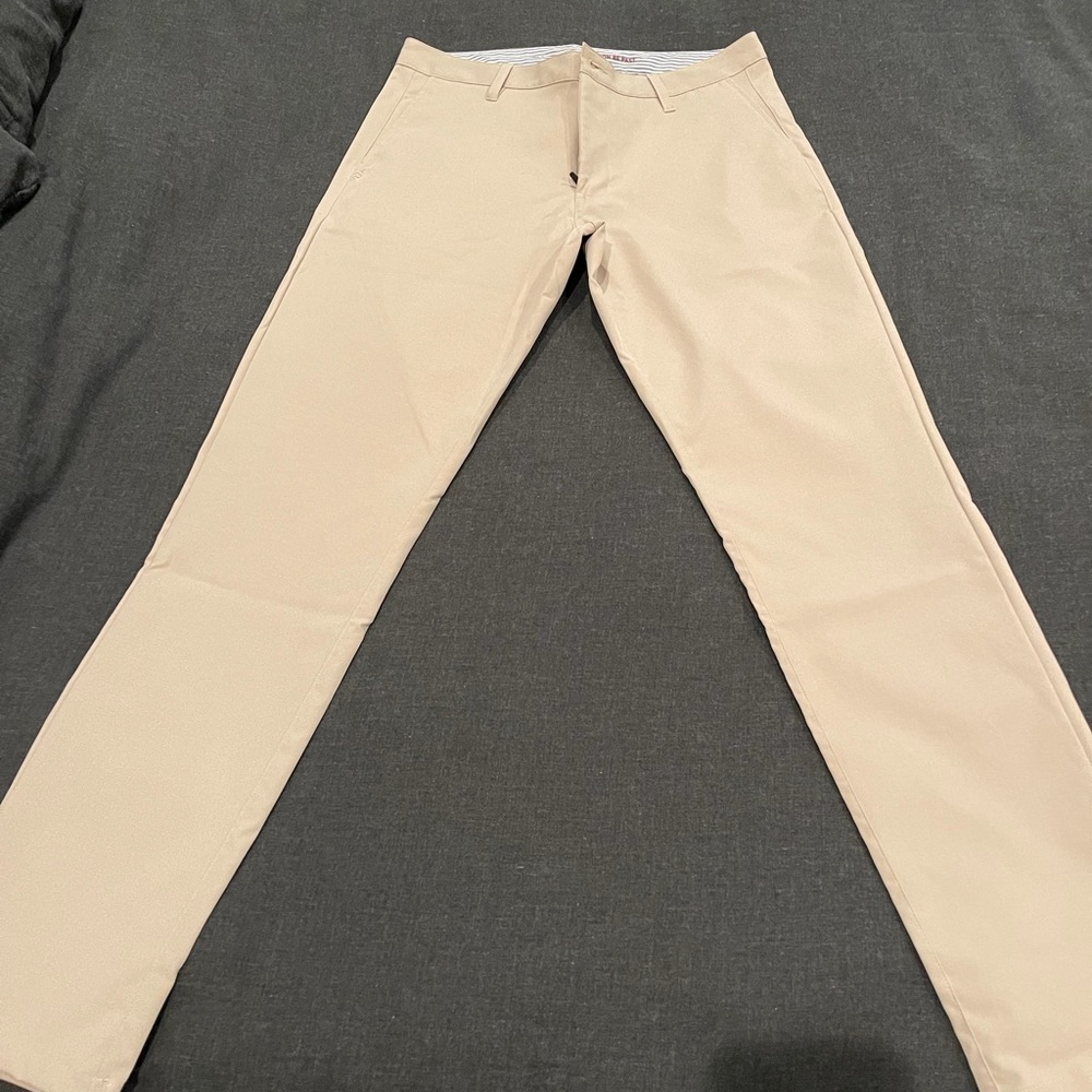Rhone Tech Twill Slim Fit Pant - Khaki - 32 - NWOT
